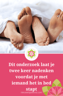 Dit onderzoek laat je twee keer nadenken voordat je met iemand het in bed stapt