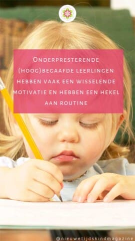 Onderpresteren van hoogbegaafde leerlingen